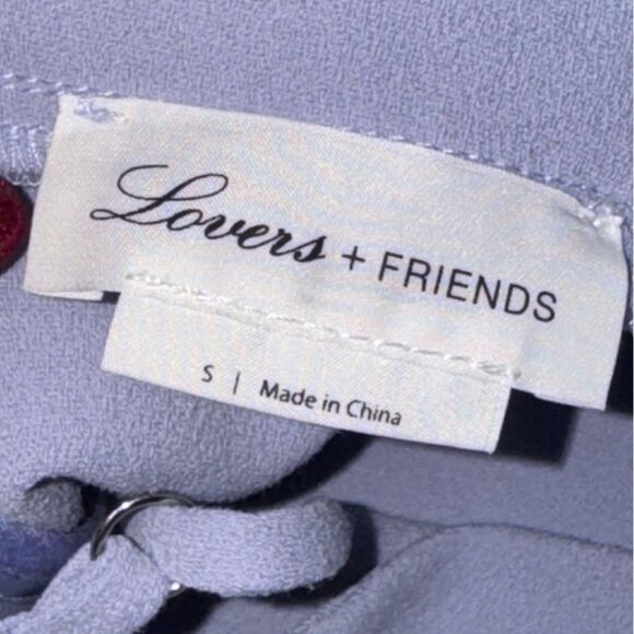 LOVERS + FRIENDS x REVOLVE periwinkle WICHITA sleeveless high slit maxi dress - Picture 8 of 8